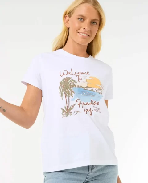Paradise Bay Standard Tee Tees & Tanks Women Rip Curl