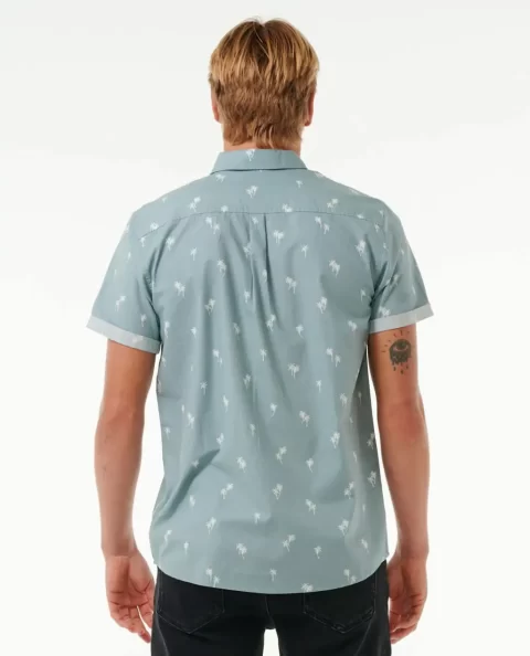 Paradise Palms Short Sleeve Shirt Rip Curl Mens Shirts & Flannels - Image 3