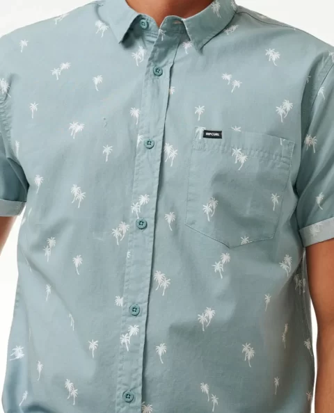 Paradise Palms Short Sleeve Shirt Rip Curl Mens Shirts & Flannels - Image 5