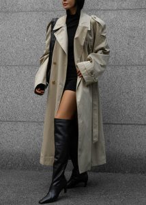 Pelly Trench - Beige The Frankie Shop Women Beige Outerwear - Image 2