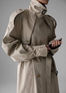 Pelly Trench - Beige The Frankie Shop Women Beige Outerwear - Image 4