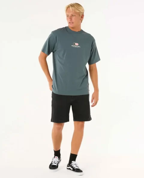 Pill Icon Tee Mens Rip Curl Tees & Tanks - Image 4