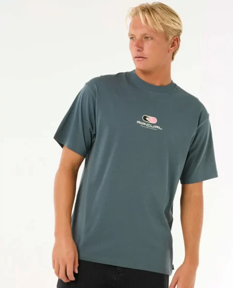 Pill Icon Tee Mens Rip Curl Tees & Tanks