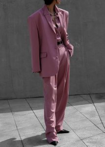 Pink Gelso Oversized Blazer - Rose The Frankie Shop Outerwear Women - Image 2