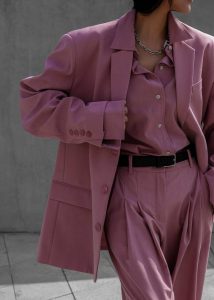 Pink Gelso Oversized Blazer - Rose The Frankie Shop Outerwear Women - Image 3
