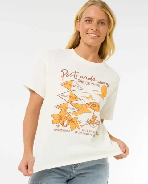 Postcards Relaxed Tee Rip Curl Tees & Tanks Women