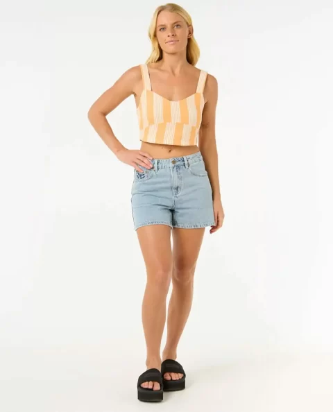 Premium Surf Stripe Crop Shirts & Tops Rip Curl Women - Image 4