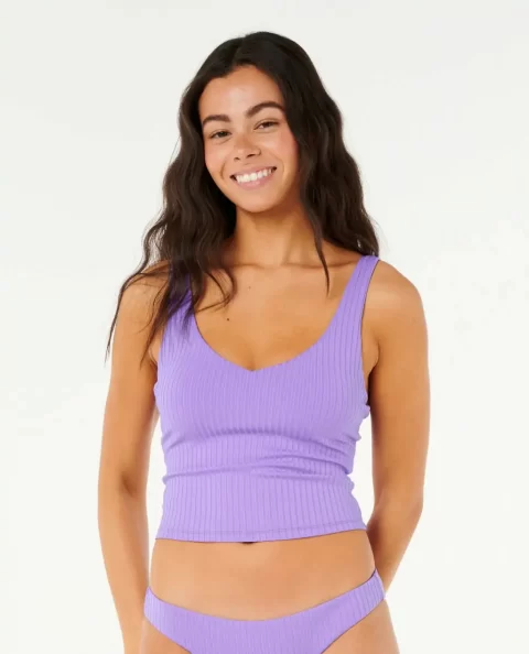 Premium Surf Tankini Bikini Top Women Shorts Rip Curl