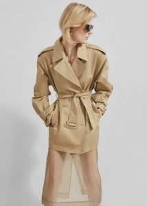 Raleigh Trench Coat - Beige The Frankie Shop Outerwear Women Beige