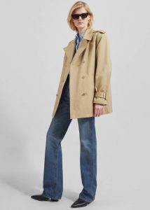 Raleigh Trench Coat - Beige The Frankie Shop Outerwear Women Beige - Image 4