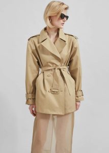 Raleigh Trench Coat - Beige The Frankie Shop Outerwear Women Beige - Image 5
