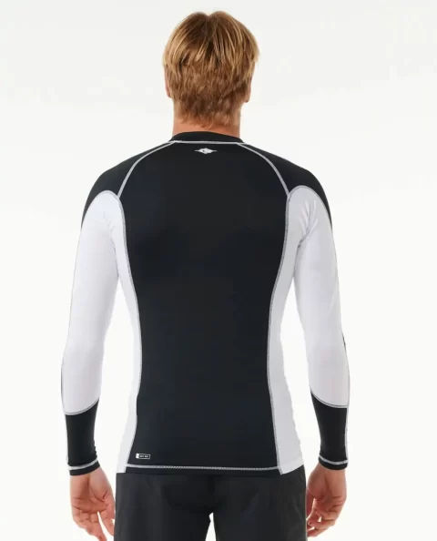 Rash Guards Fade Out Uv Long Sleeve Rash Guard Mens Rip Curl - Image 3