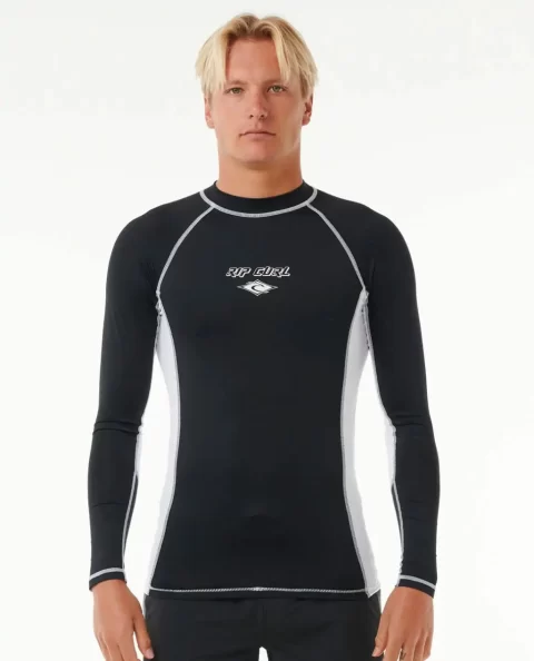 Rash Guards Fade Out Uv Long Sleeve Rash Guard Mens Rip Curl