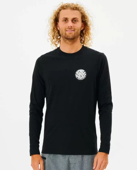 Rash Guards Icons Of Surf Long Sleeve Upf Rash Guard Mens Rip Curl