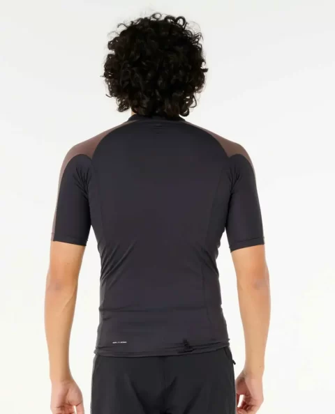Rash Guards Mens Rip Curl Search Upf Performance Short Sleeve Rash Guard - Image 2