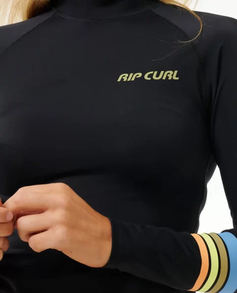 Rash Guards Rip Curl Tide Revival Uv Long Sleeve Rash Vest Women - Image 5