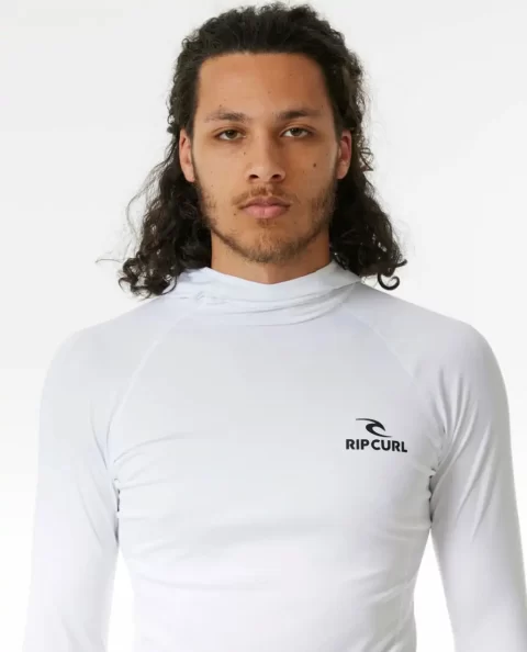 Rash Guards Stack Uv Performance Long Sleeve Hood Wetsuit Vest Mens Rip Curl - Image 5