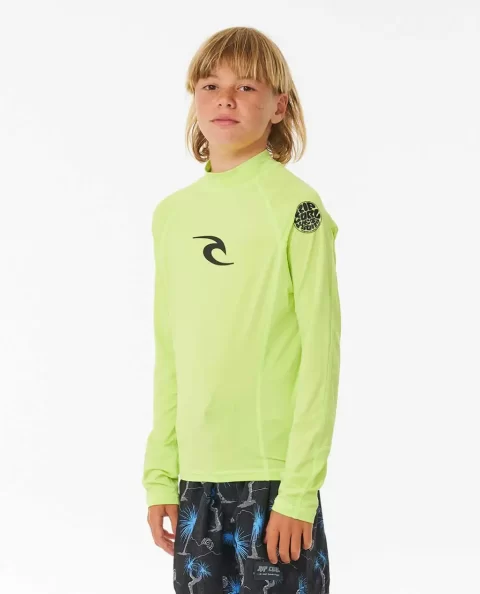 Rash Guards & Vest Brand Wave Uv Long Sleeve Rash Guard Rip Curl Kids - Image 3