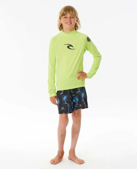 Rash Guards & Vest Brand Wave Uv Long Sleeve Rash Guard Rip Curl Kids - Image 4