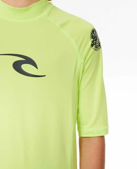 Rash Guards & Vest Kids Brand Wave Uv Short Sleeve Rash Guard Rip Curl - Image 5