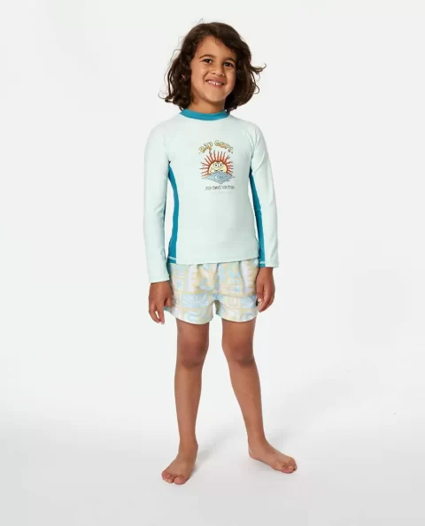 Rash Guards & Vest Rip Curl Kids Tubes Upf Long Sleeve - Image 3