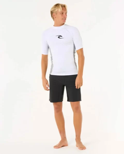 Rash Guards Waves Uv Short Sleeve Rash Guard Rip Curl Mens - Image 4