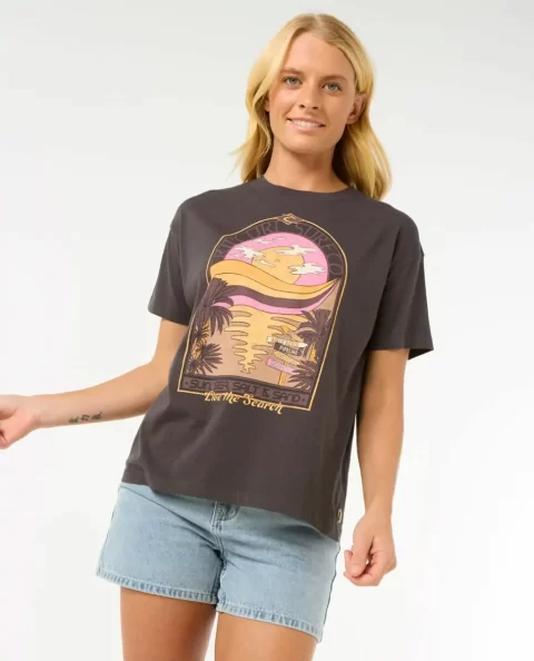Rash Guards Women Rip Curl Sun & Sea Relaxed Tee