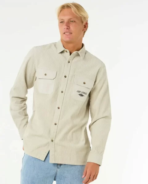 Raw Energy Cord Long Sleeve Shirt Shirts & Flannels Mens Rip Curl
