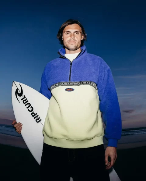 Raw Energy Quarter Zip Polar Hoodies & Fleece Rip Curl Mens