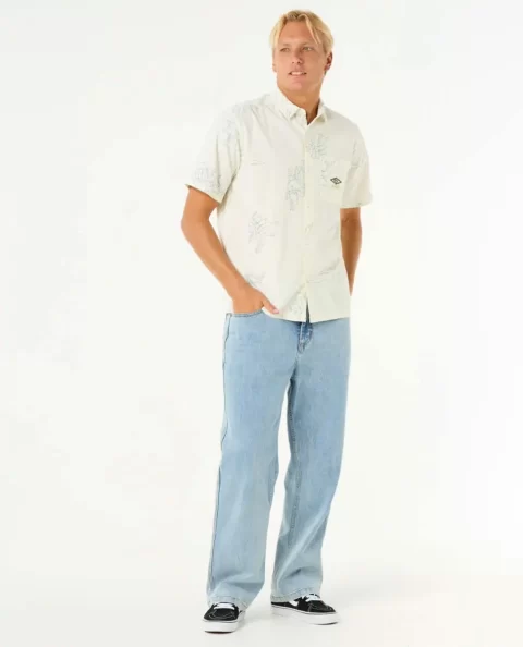 Raw Energy Short Sleeve Shirt Rip Curl Mens Shirts & Flannels - Image 4