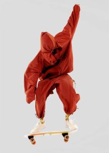 Red Bottoms Men The Frankie Shop Hed Mayner X Reebok Oversized Track Pants - Rust - Image 3