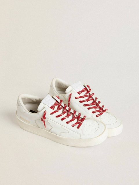 Red Laces Golden Goose Red Cotton Laces With Red Aglet Women - Image 3