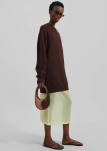 Renna Organza Midi Skirt - Yellow Bottoms Women Yellow The Frankie Shop - Image 2