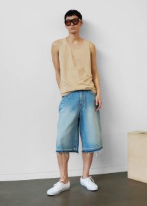 Rexy Embroidered Tank Top - Latte Beige Men The Frankie Shop Tops - Image 5