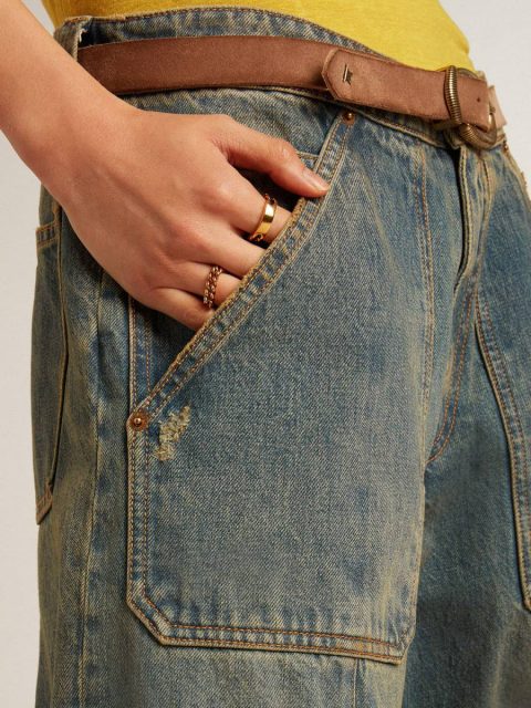 Ring In Antique Gold Color With Regular Links Jewelry Women Antique Gold Golden Goose - Image 2