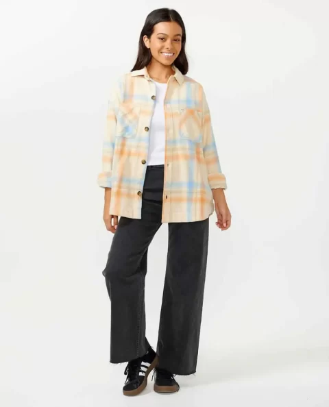 Rip Curl Beach Party Flannel Shirt Shirts & Tops Women - Image 4