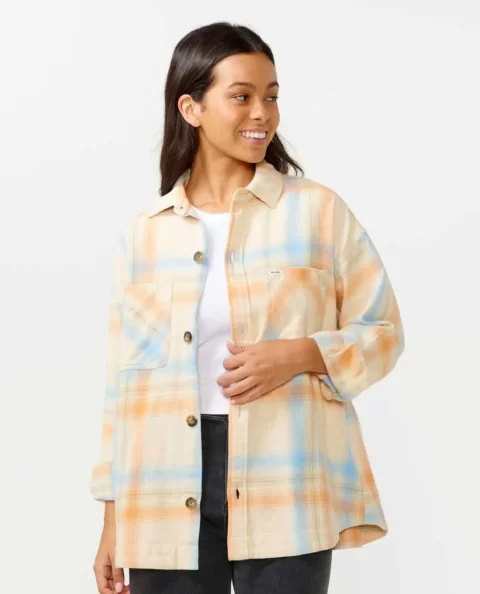 Rip Curl Beach Party Flannel Shirt Shirts & Tops Women
