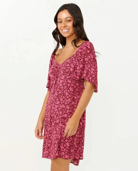 Rip Curl Beach Party Short Sleeve Mini Dress Dresses & Rompers Women - Image 2