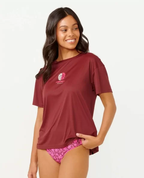 Rip Curl Beach Party Upf Surflite Rash Guard Rash Guards Women - Image 2