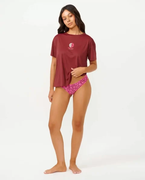 Rip Curl Beach Party Upf Surflite Rash Guard Rash Guards Women - Image 4