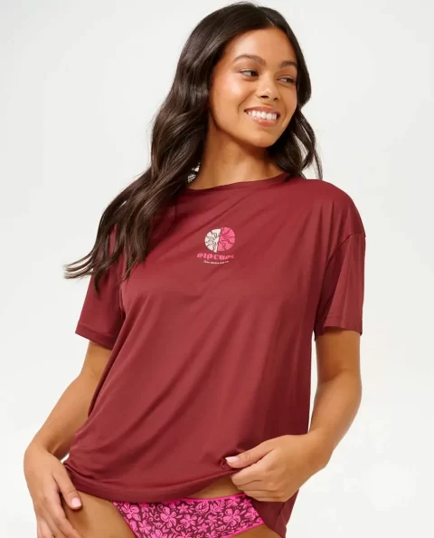 Rip Curl Beach Party Upf Surflite Rash Guard Rash Guards Women