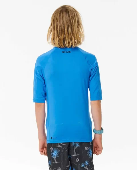 Rip Curl Brand Wave Uv Short Sleeve Rash Guard Kids Rash Guards & Vest - Image 2