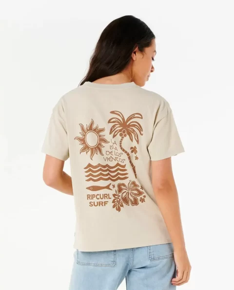 Rip Curl Cala Nights Relaxed Tee Tees & Tanks Women - Image 2