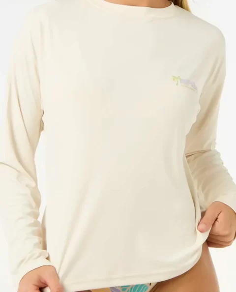 Rip Curl Cala Vadella Surflite Long Sleeve Rash Guard Rash Guards Women - Image 5