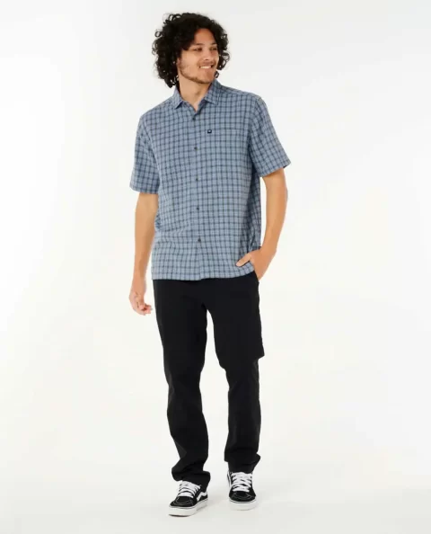 Rip Curl Classic Surf Check Short Sleeve Shirt Mens Shirts & Flannels - Image 4