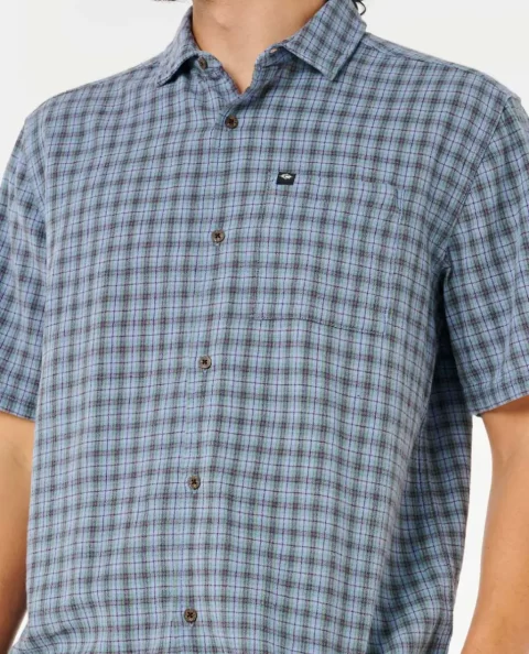 Rip Curl Classic Surf Check Short Sleeve Shirt Mens Shirts & Flannels - Image 5