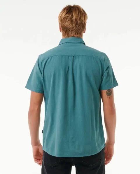 Rip Curl Classic Surf Washed Short Sleeve Shirt Mens Shirts & Flannels - Image 3