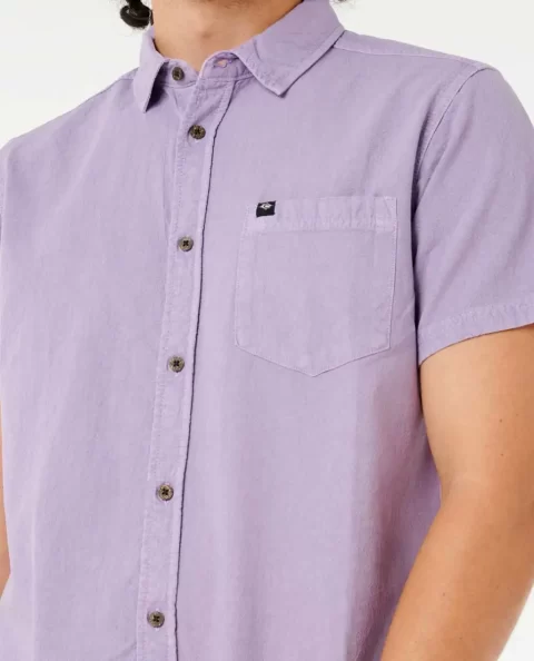 Rip Curl Classic Surf Washed Short Sleeve Shirt Mens Shirts & Flannels - Image 5