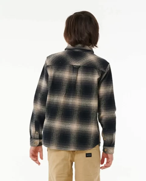 Rip Curl Count Flannel Shirt Tops & Tees Kids - Image 3