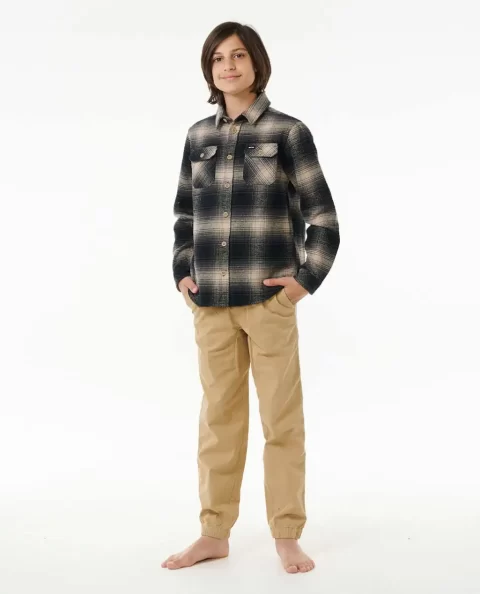 Rip Curl Count Flannel Shirt Tops & Tees Kids - Image 4